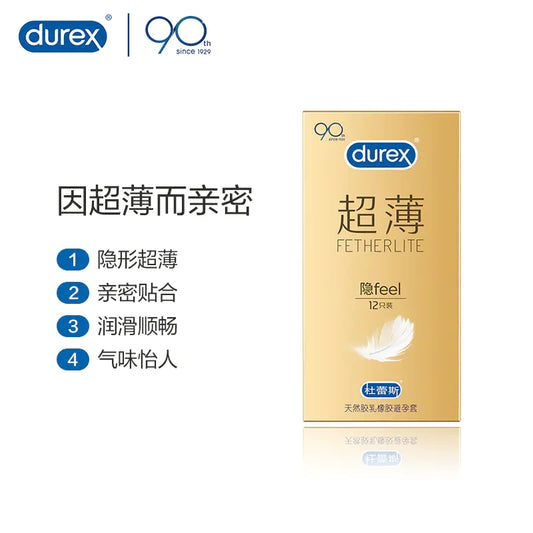 Durex Ultra Thin Condoms (12-Pack) 杜蕾斯超薄装避孕套*12只装