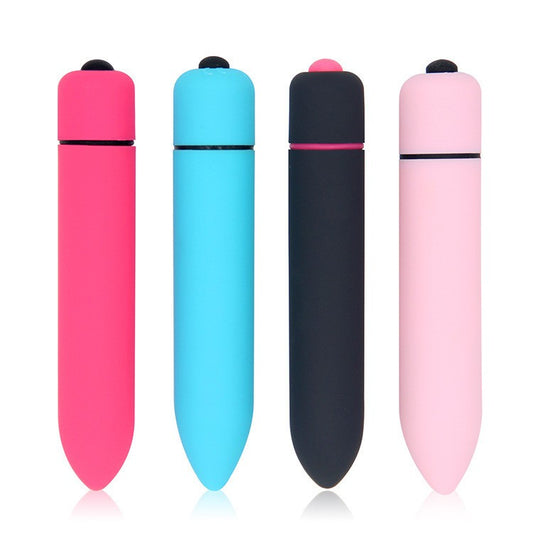 Mini bullet vibrator, fingertip size, 10 vibration modes, female sex toy, waterproof silicone material, vaginal vibrator, G-spot sex massager.