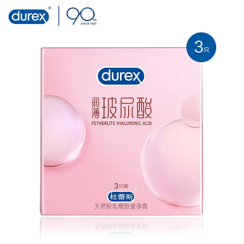 Durex Hyaluronic Acid Ultra-Thin Condoms (3-Pack) 杜蕾斯润薄玻尿酸避孕套*3只装