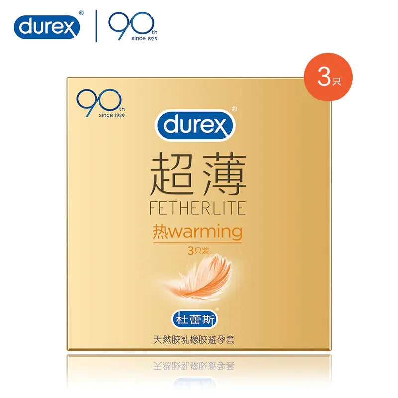 Durex Warming Ultra-Thin Condoms (3-Pack) 杜蕾斯热感超薄避孕套*3只装