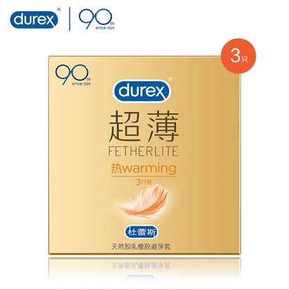 Durex Warming Ultra-Thin Condoms (3-Pack) 杜蕾斯热感超薄避孕套*3只装