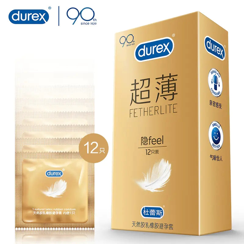 Durex Ultra Thin Condoms (12-Pack) 杜蕾斯超薄装避孕套*12只装