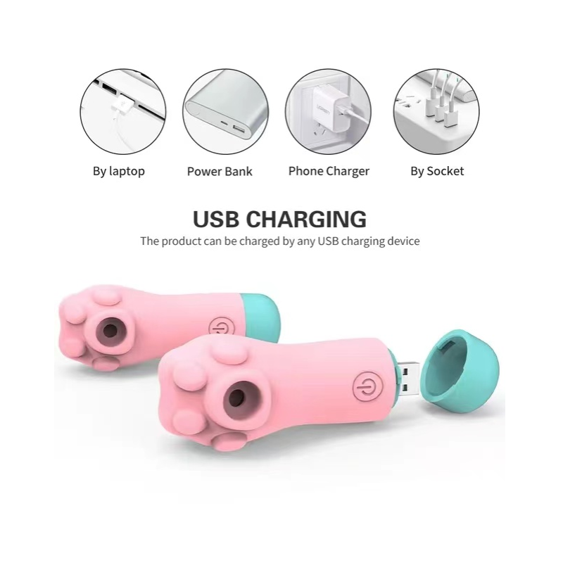 Cat Paw Sucking Vibrator Nipple Clit Suck Clitoris Stimulator G Spot 7 Speeds Sucked Vibrator For Adult Female Sex Toys