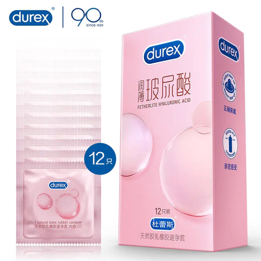 Durex Hyaluronic Acid Ultra-Thin Condoms (12-Pack) 杜蕾斯润薄玻尿酸避孕套*12只装
