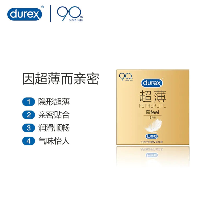 Durex Ultra Thin Condoms (3-Pack)杜蕾斯超薄避孕套（3只装）