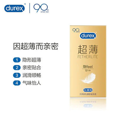 Durex Ultra Thin Condoms (12-Pack) 杜蕾斯超薄装避孕套*12只装