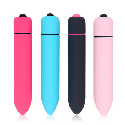 Mini bullet vibrator, fingertip size, 10 vibration modes, female sex toy, waterproof silicone material, vaginal vibrator, G-spot sex massager.