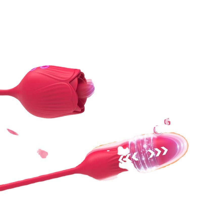 Rose Sex Tongue Licking Vibrator Clitoral Vibrator For Women Stimulator Sex Sensual Toy with 10 Licking & Vibration Modes Vibrator Machines For Women Adult Sex Female Toy Sex Tools Sex Women
