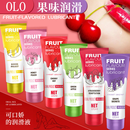 OLO Flavored Water-Based Lubricant,Water-Based and Skin-Friendly,Gentle & Non-Irritating Formula & Easy to Clean  OLO 果味润滑液